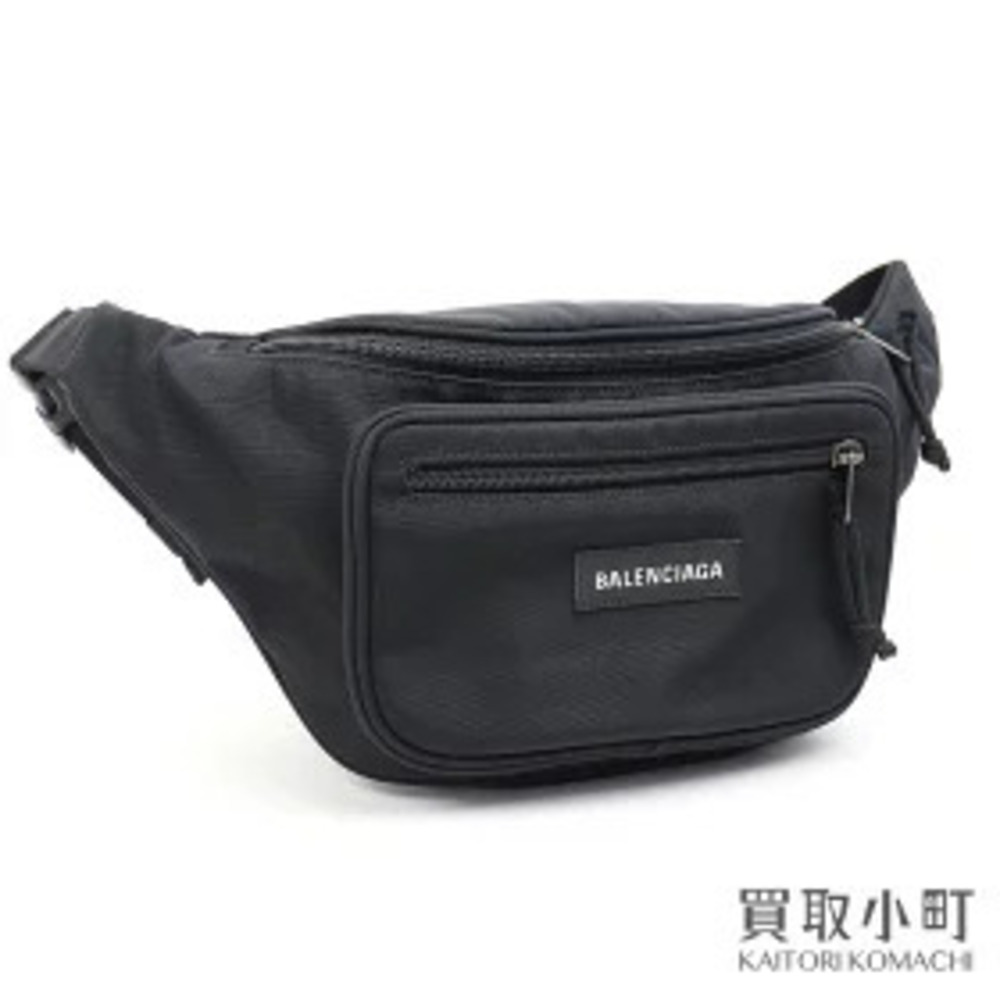 Balenciaga Explorer Belt Bag Black Crossbody Waist Clutch Pack BELTBAG Noir